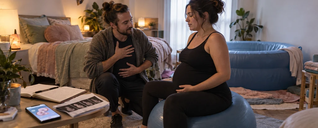 Illustration of a person working as a doula