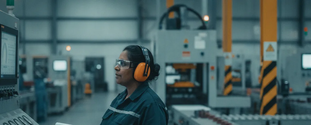 Illustration of a person working as a process worker