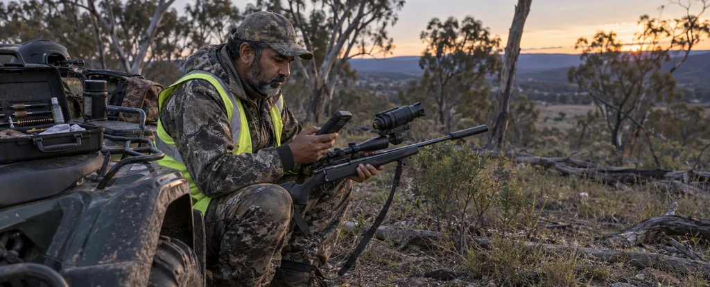 Illustration of a person working as a professional shooter