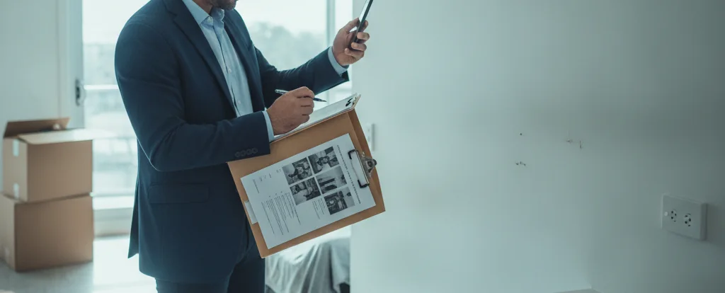 Illustration of a person working as a property manager
