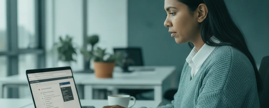 Illustration of a person working as a qa tester