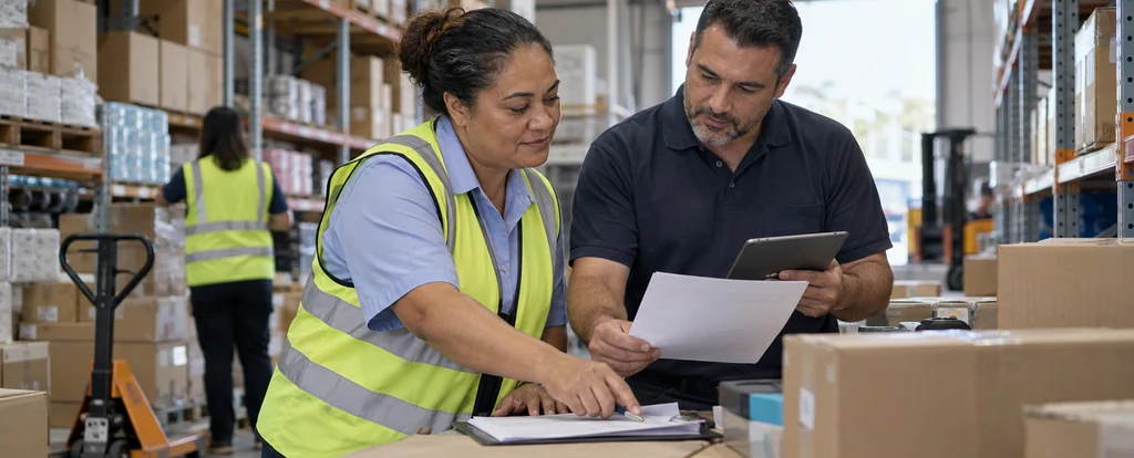 Illustration of a person working as a regional manager