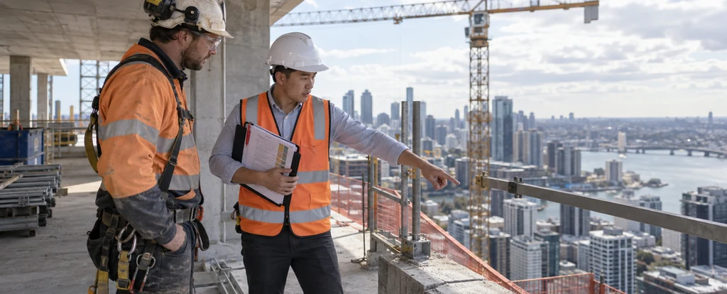 Illustration of a person working as a safety consultant