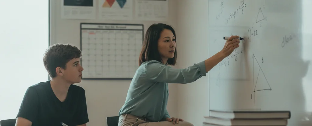 Illustration of a person working as a tutor